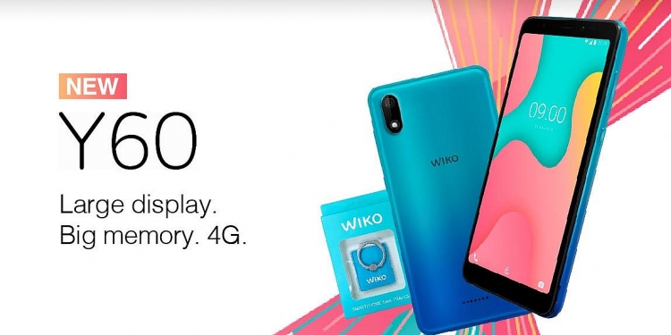 Wiko Y60 miliki harga super rendah untuk telefon pintar Android 9 Pie