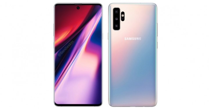 Rekaan skrin berlubang, kamera menegak Samsung Galaxy Note 10 terbocor!