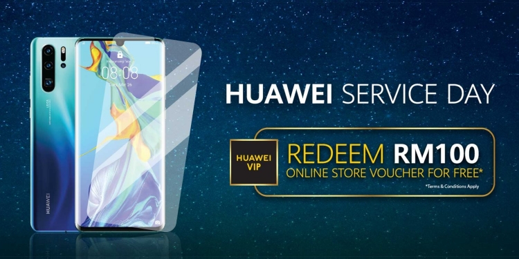 Hari Servis Huawei kembali dengan tawaran kupon RM100 percuma