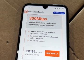 #KhabarBaik Rebat 1 bulan percuma untuk pelanggan baru Unifi Fibre Broadband