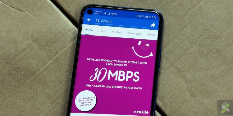 Nex.Life naik taraf kelajuan pengguna sebanyak 50% secara percuma