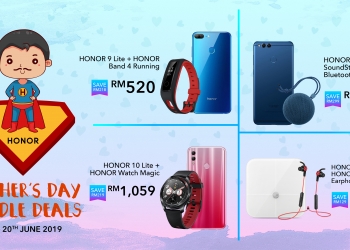 Sambut Hari Bapa dengan tawaran bundle Honor serendah RM179