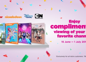 Hiburkan hari-hari si cilik dengan tontonan percuma Astro