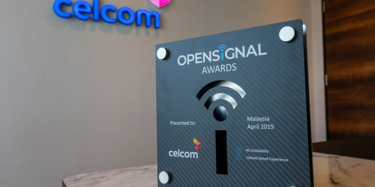 Celcom terima anugerah ketersediaan 4G terbaik dari OpenSignal