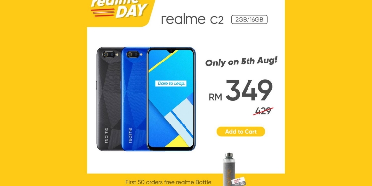 Diskaun untuk Realme C2 dan lawatan ke Kota Bharu sempena bulan Merdeka