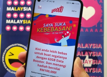 62GB data hanya RM38 di Yoodo sempena bulan kemerdekaan ke-62