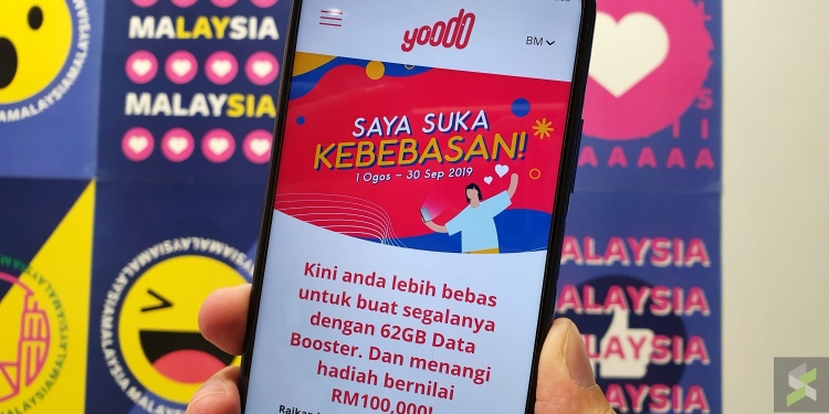 62GB data hanya RM38 di Yoodo sempena bulan kemerdekaan ke-62