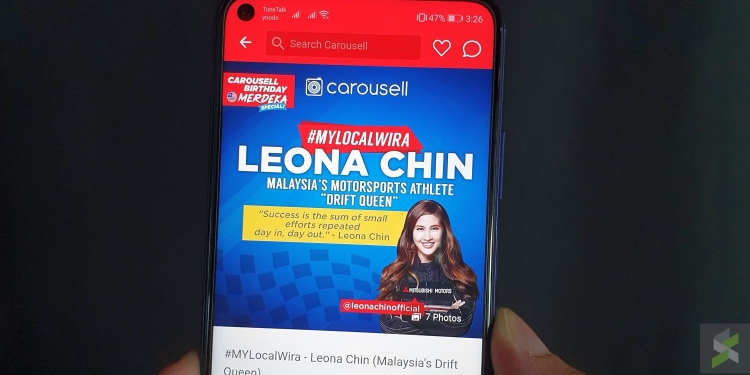 Carousell rai wirawati negara sambil menderma di #MYLocalWira