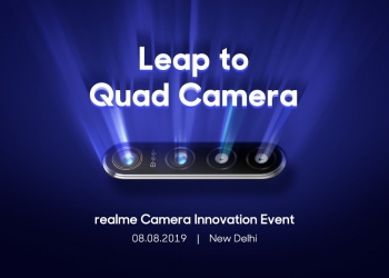 64MP dan 4 kamera akan datang ke telefon baru Realme minggu depan