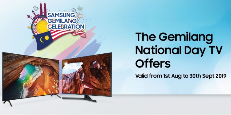 Kempen Gemilang Samsung ada diskaun dan hadiah untuk TV QLED dan UHD sempena Merdeka