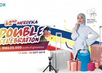 Hadiah percuma dan banyak hadiah tambahan menanti pembeli Honor di bulan Merdeka
