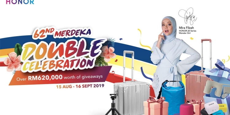 Hadiah percuma dan banyak hadiah tambahan menanti pembeli Honor di bulan Merdeka