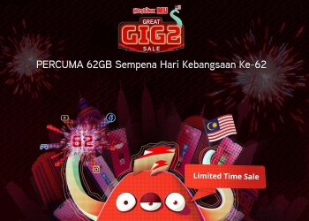 Hotlink Sertakan 62GB Data Percuma Sempena Hari Kebangsaan 2019