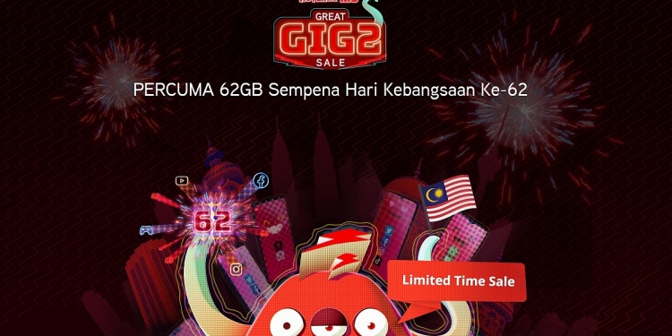 Hotlink Sertakan 62GB Data Percuma Sempena Hari Kebangsaan 2019