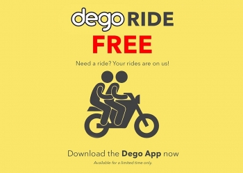 Dego Ride Mulakan Operasi Dengan Promosi Ride Percuma Untuk Anda