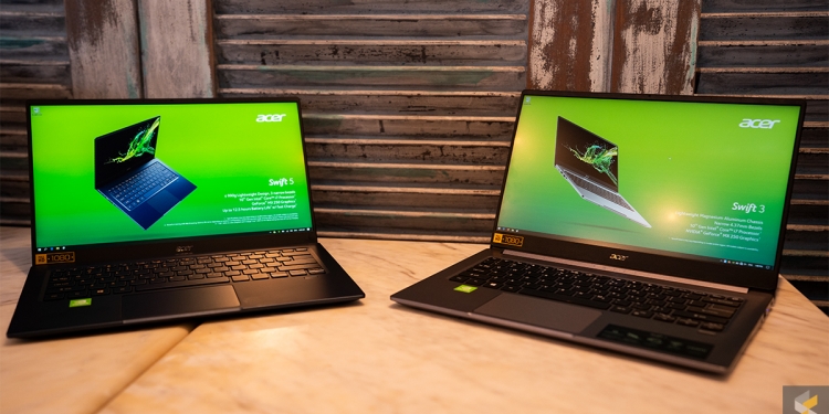 Ultrabook Acer Siri Swift Kini Dilengkapi CPU Intel Core Gen-10