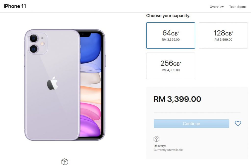 Malaysia lebih dihargai, iPhone 11 tiba dalam masa 2 ...