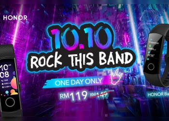 Diskaun 20% untuk Honor Band 5 selama 24 jam pada 10.10