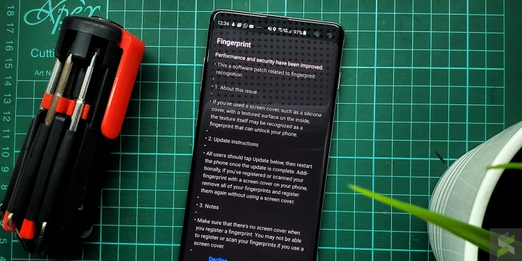 Pemilik Galaxy S10 dan Galaxy Note 10 digesa mengemaskini perisian fingerprint segera