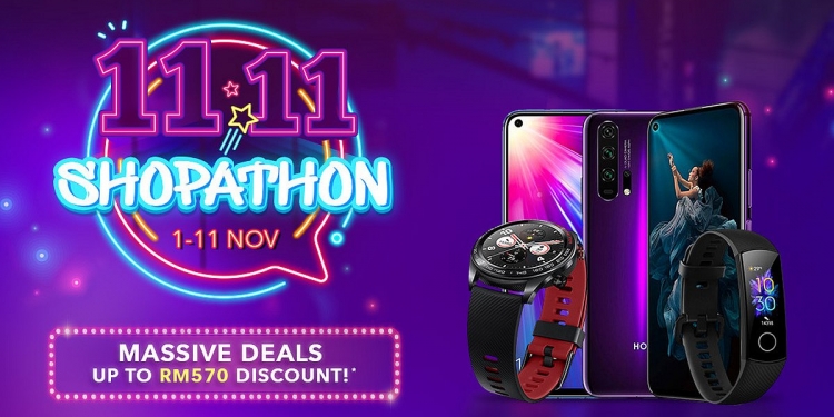 PROMO: Diskaun hingga RM570 untuk telefon dan aksesori Honor sempena 11.11