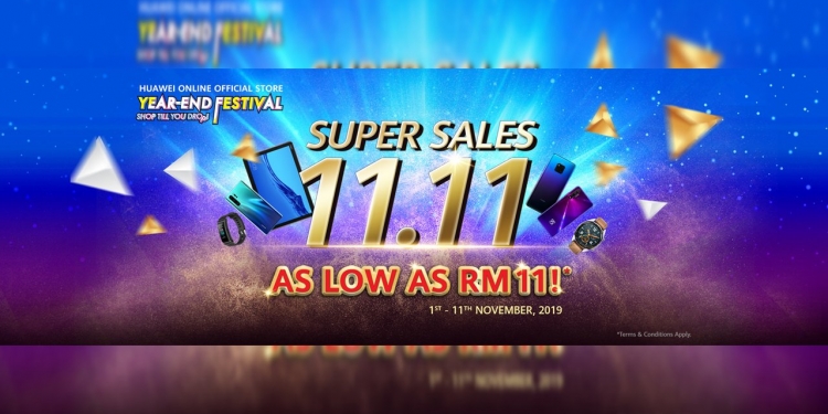 Jangan lepaskan peluang diskaun RM900 Mate 20 Pro Di Pesta 11.11