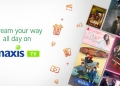 Maxis TV platform langganan mudah strim video bersama data tanpa had
