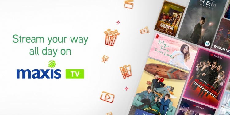 Maxis TV platform langganan mudah strim video bersama data tanpa had