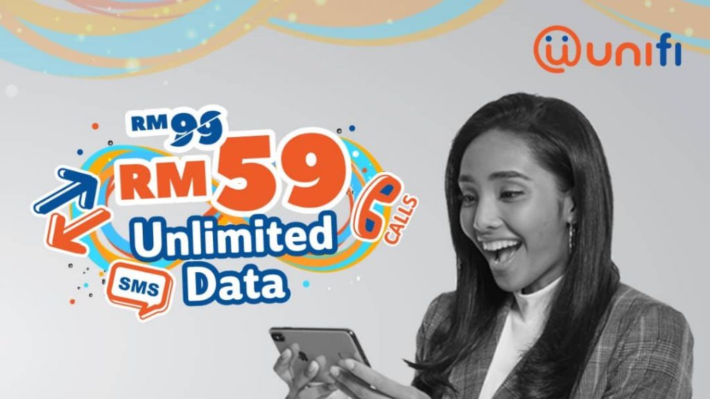 Data, panggilan dan SMS tanpa had hanya RM59 dalam tawaran 