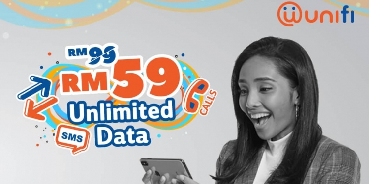 Data, panggilan dan SMS tanpa had hanya RM59 dalam tawaran terbaru Unifi Mobile