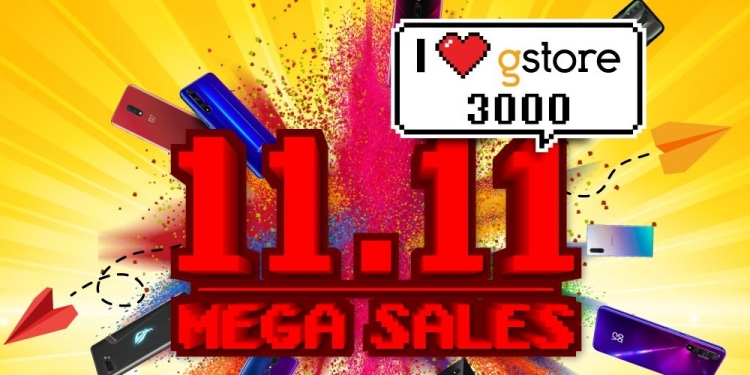 PROMO: Cabutan bertuah, hadiah percuma, diskaun dan jaminan tambahan khas di Gstore pada 11.11