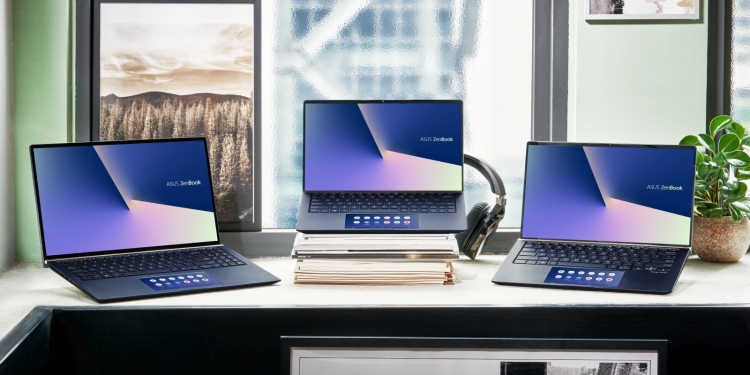Laptop Zenbook 13/14/15 terbaru kekal ringan dan nipis dengan tambahan skrin kedua