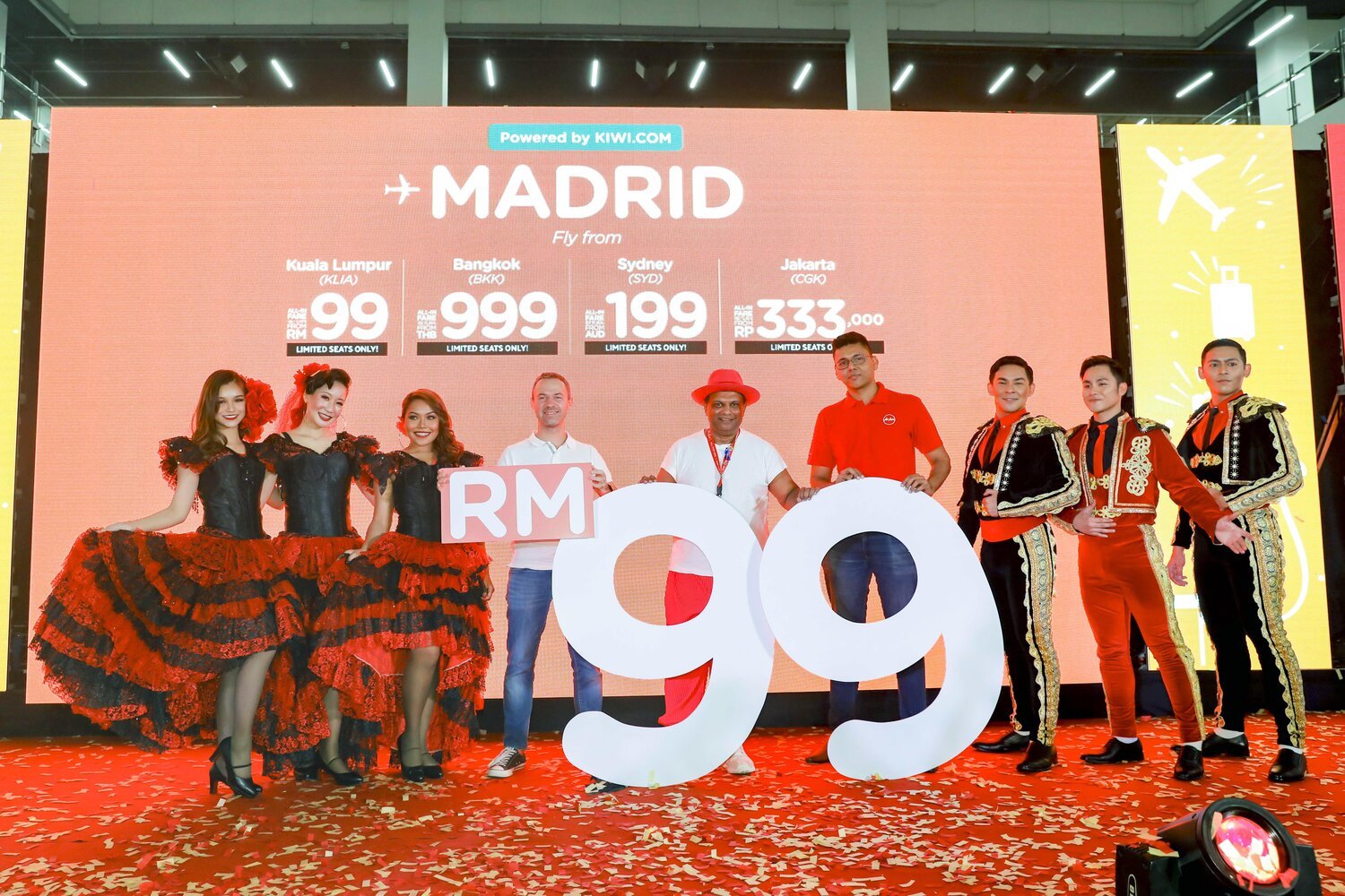 Airasia Menawarkan Tiket Ke Madrid Sepanyol Dari Serendah Rm99 Menerusi Model Perniagaan Baru