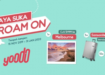 Perayauan Yoodo kini separuh harga dan berpeluang menangi hadiah percutian