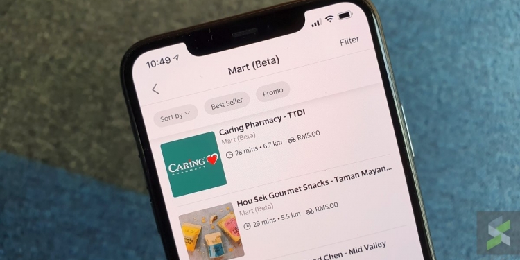 GrabMart, perkhidmatan terbaru di aplikasi super Grab
