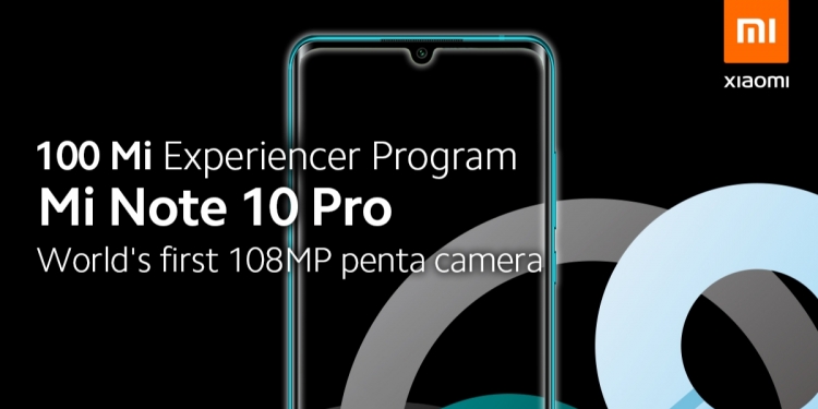 Ini peluang untuk jadi orang terawal memegang Mi Note 10 Pro