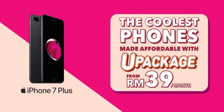 U Mobile jual iPhone 7 Plus pada harga sangat mampu dimiliki