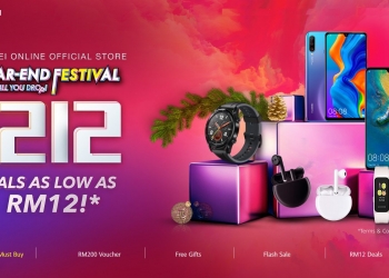 Jualan kilat Huawei P30 Pro hanya RM12 pada 12.12