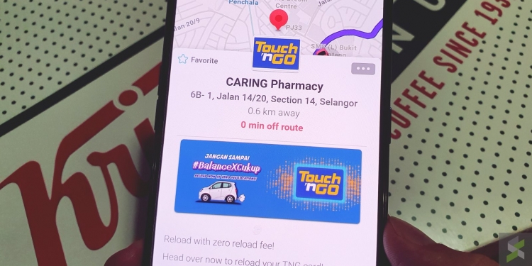 Guna Waze untuk cari lokasi tambah nilai Touch n Go tanpa caj dengan mudah