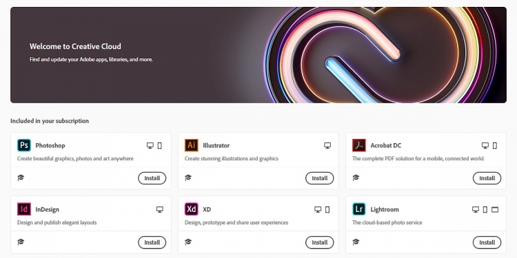 Cukai 6% terhadap pelanggan Adobe Creative Cloud dikenakan bermula 1 Januari