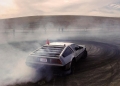 Kereta Back to The Future ini boleh membuat aksi drift sendiri tanpa pemandu