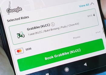 Grab Bike Mulakan Operasi Sekitar KLCC Pada Harga Serendah RM3.70