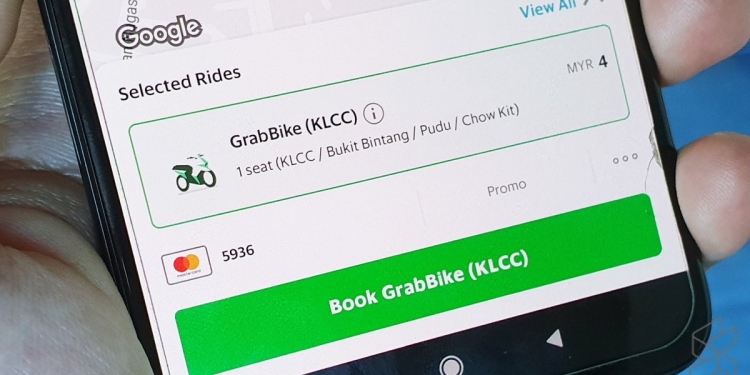 Grab Bike Mulakan Operasi Sekitar KLCC Pada Harga Serendah RM3.70