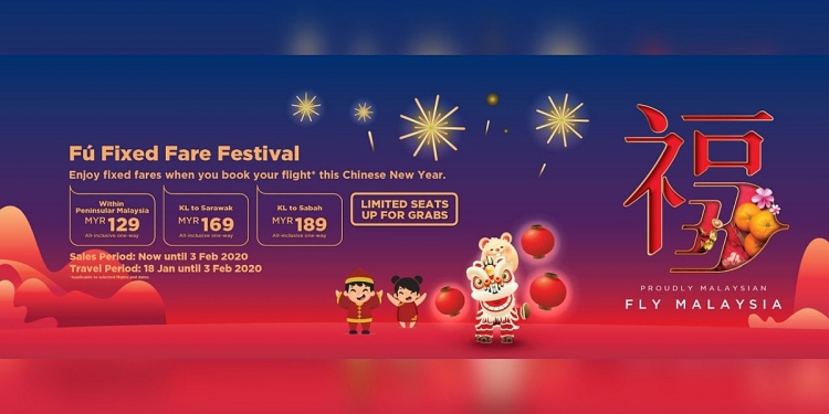 Tiket CNY 2020 Malaysia Airlines Ditawarkan Bermula RM129