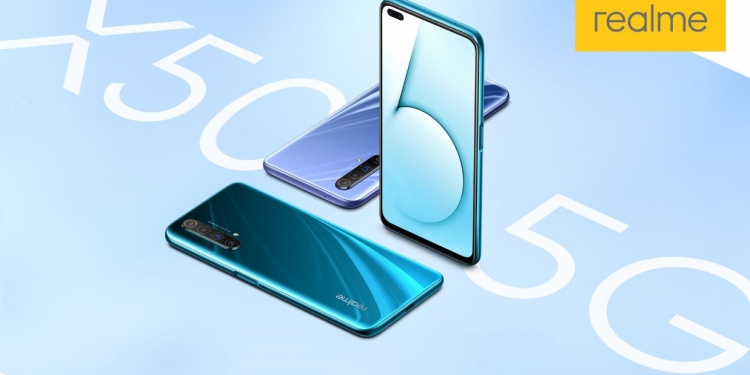 Realme X50 5G tampil dengan kejutan di skrin