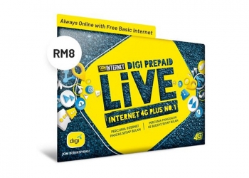 Rumusan Pas Internet Prabayar 2020: Digi Prepaid Live