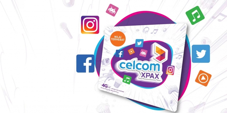 Rumusan Pas Internet Prabayar 2020: Celcom Xpax