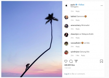 Pegawai Polis ini berjaya “menangkap” perhatian Apple