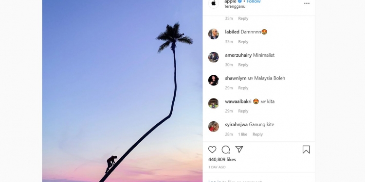 Pegawai Polis ini berjaya “menangkap” perhatian Apple