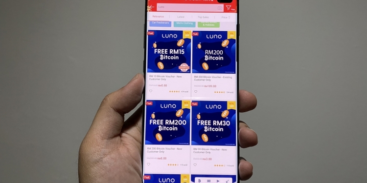 Dapatkan RM200 wangkripto Bitcoin pada harga RM8.88 sahaja di Shopee