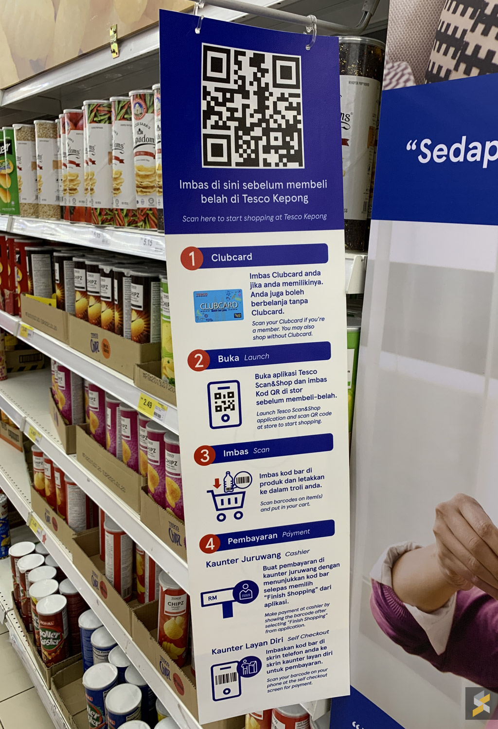 Membeli-belah di Tesco lebih pantas dengan Scan and Shop, kini di 